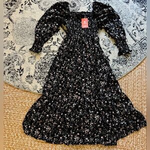 Black maternity dress